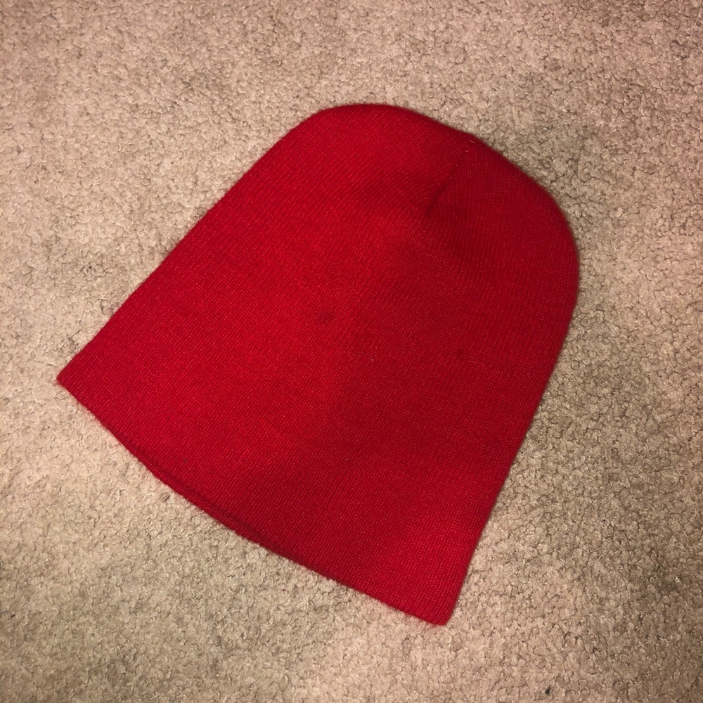 Red UNISEX beanie hat